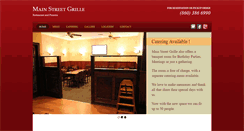 Desktop Screenshot of grillemainstreet.com