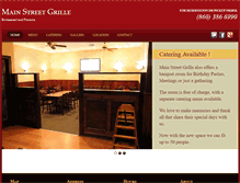 Tablet Screenshot of grillemainstreet.com